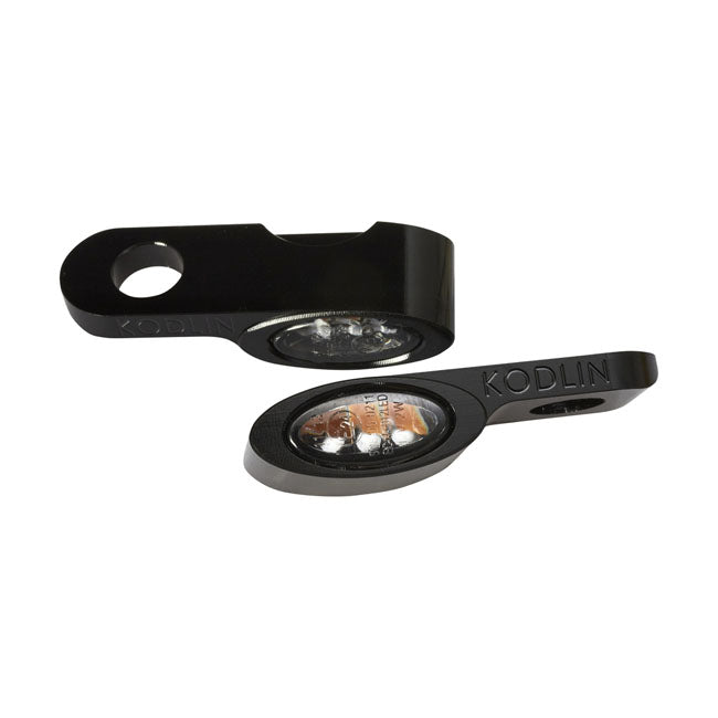Kodlin Elypse LED-blinklys foran · sort